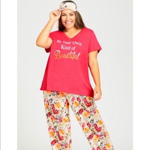 3 Piece Beautiful Sleep Set - pink